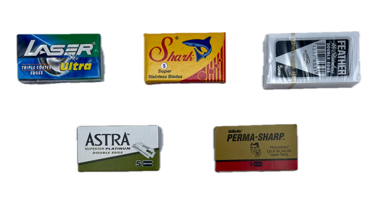 Rasierklingen-Probierset (5 × 5er Packs)